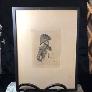 Framed Art Print “A General Officer” by Jean-Louis Ernest